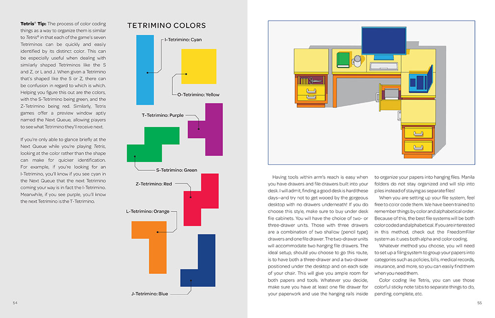 Organizing with Tetris