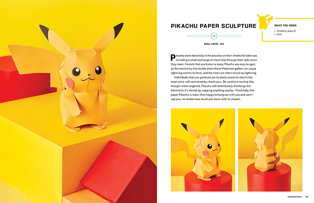 Amazing Pokémon Paper Crafts