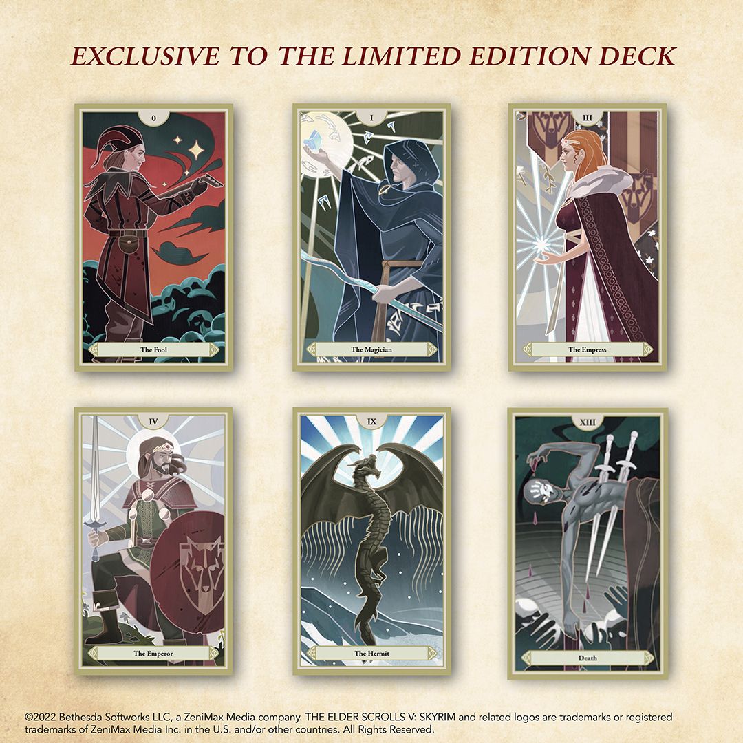 The Elder Scrolls V: Skyrim Tarot Deck and Guidebook