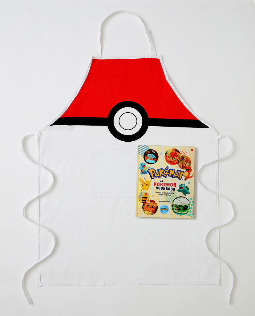My Pokémon Cookbook Gift Set: Poké Ball Apron Edition