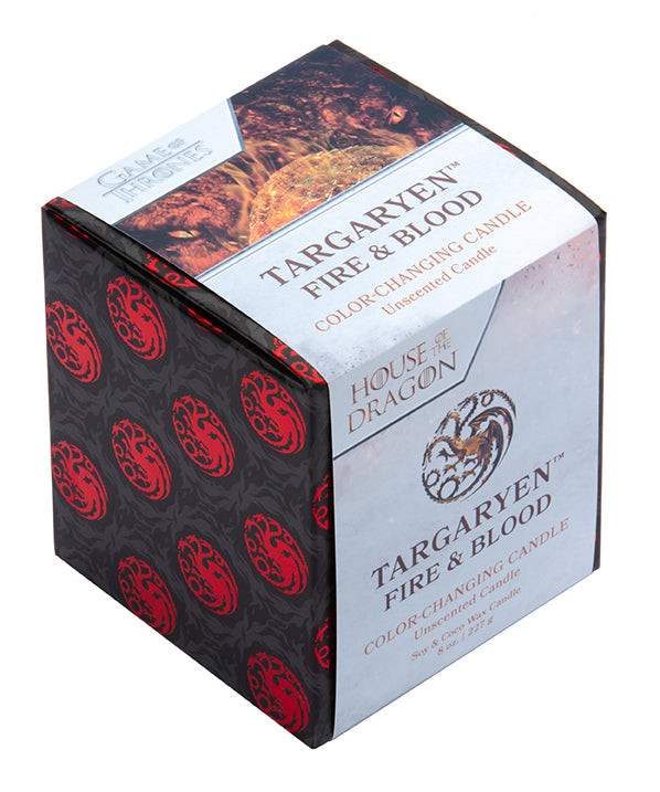 House of the Dragon: Targaryen Fire & Blood Color-Changing Candle