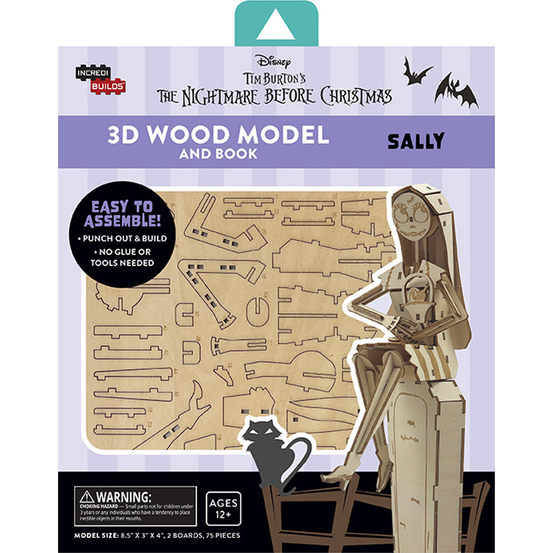 IncrediBuilds: Nightmare Before Christmas: Sally Book and 3D Wood Model