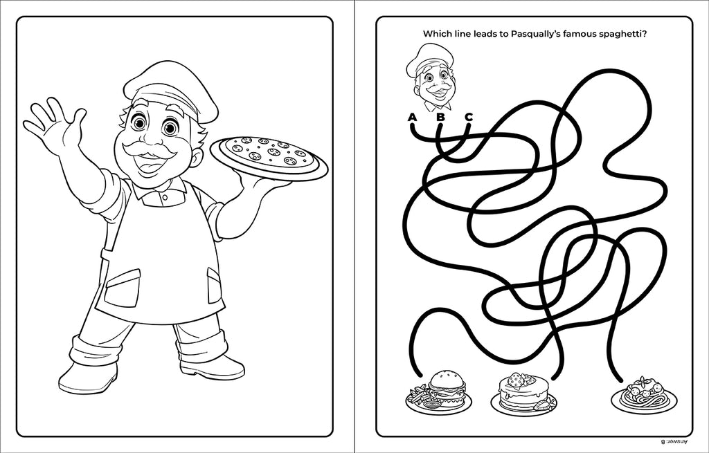 Chuck E. Cheese & Friends Coloring & Activity Book