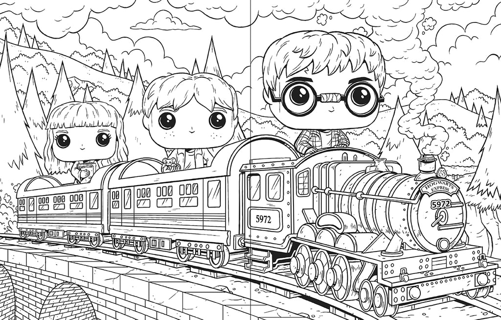 The Official Funko Pop! Harry Potter Coloring Book