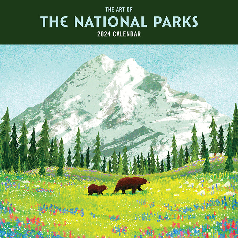 2024 The Art of the National Parks Wall Calendar