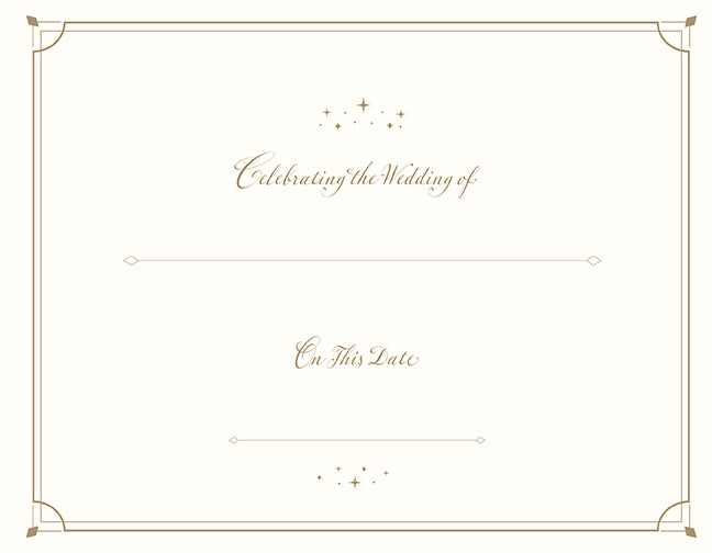 Harry Potter: Always Wedding Guest Book