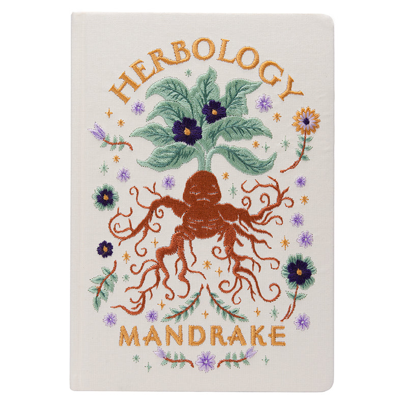 Harry Potter: Mandrake Embroidered Journal