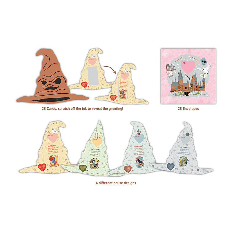 Harry Potter: Sorting Hat Scratch-Off Valentines