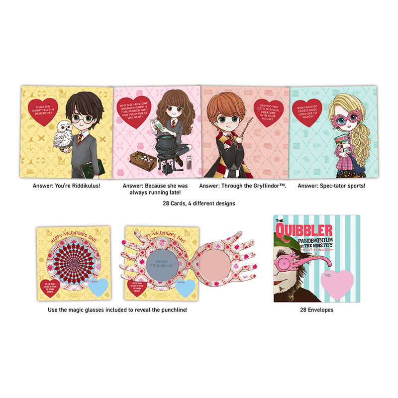 Harry Potter: Red Reveal Joke Valentines