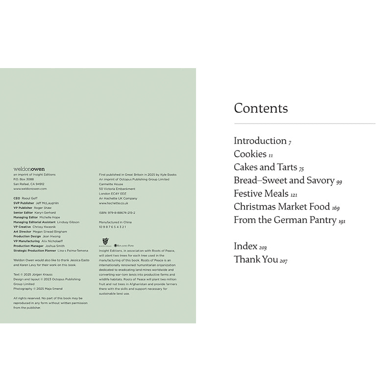 The German Christmas Cookbook