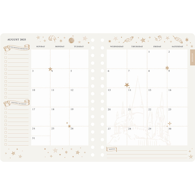 2025-2026 Harry Potter: Hogwarts Student Planner
