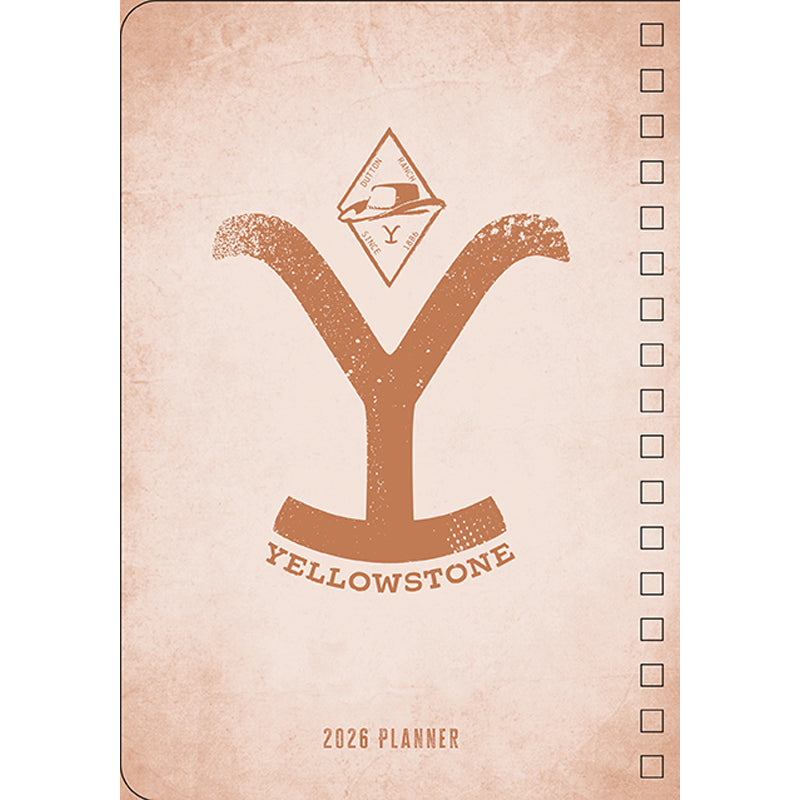 2026 Yellowstone: The Dutton Ranch 13-Month Weekly Planner