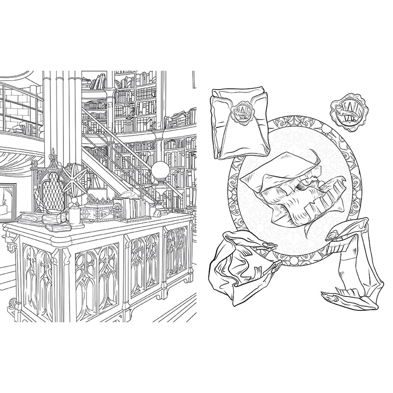 Harry Potter: Magical Artifacts Coloring Book