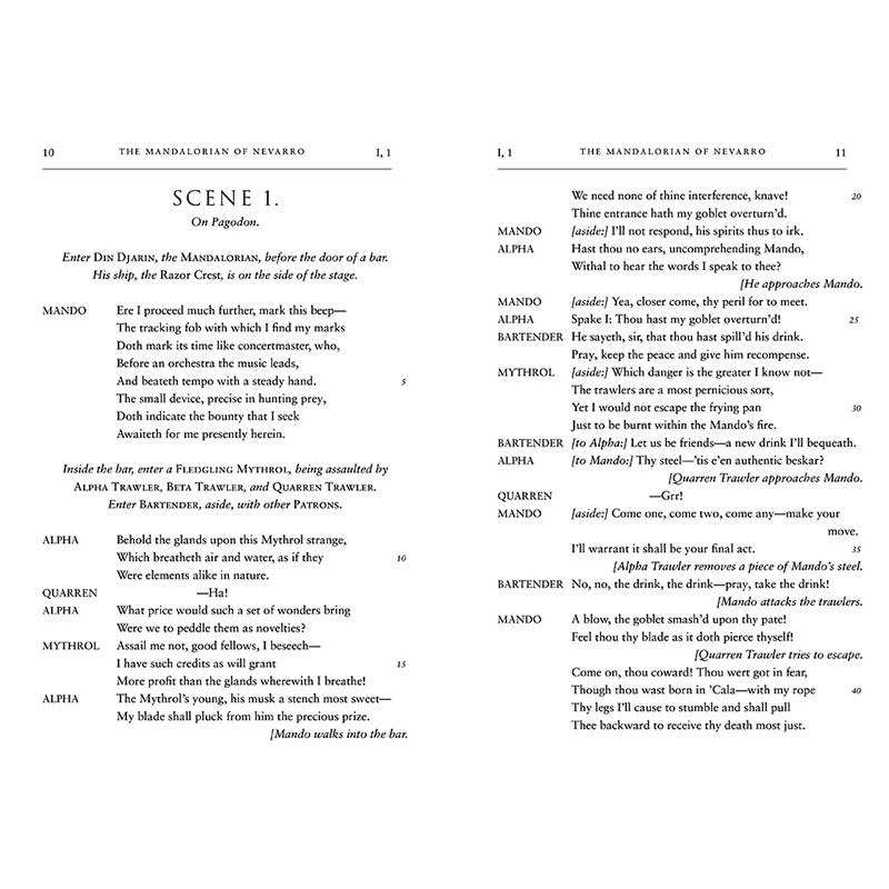 William Shakespeare’s Star Wars: The Mandalorian of Nevarro