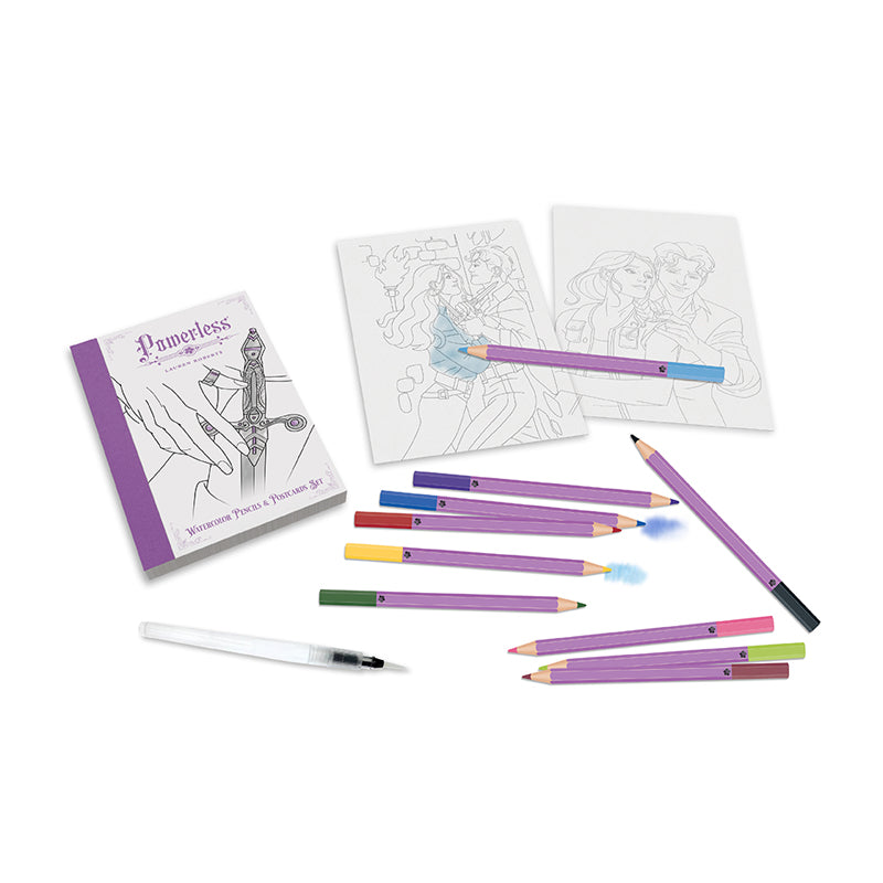 Lauren Roberts: Powerless Watercolor Pencils and Postcards Set