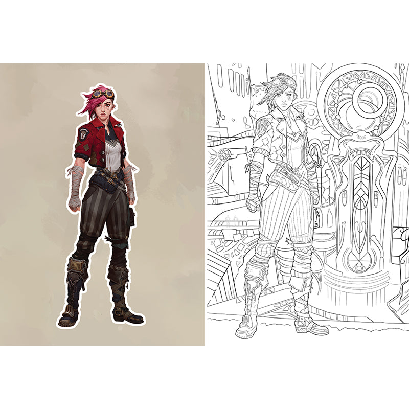 Arcane: The Official Coloring Book
