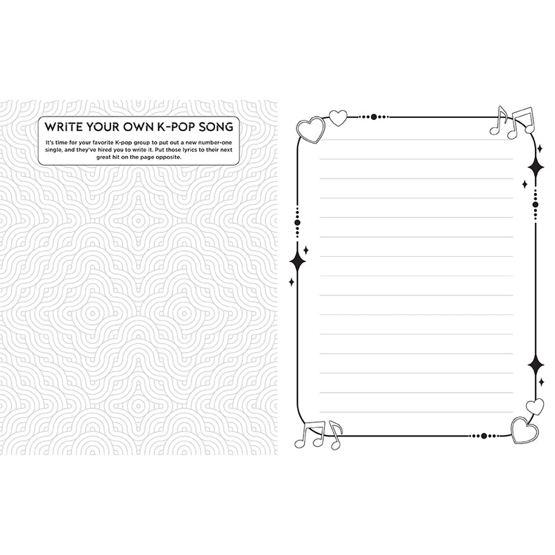 I Love K-pop Coloring and Activity Book