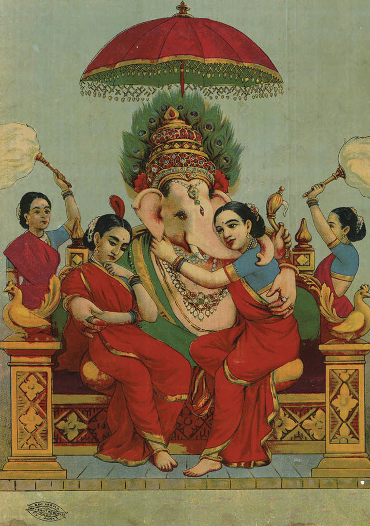 Ganesh Art Postcard Book