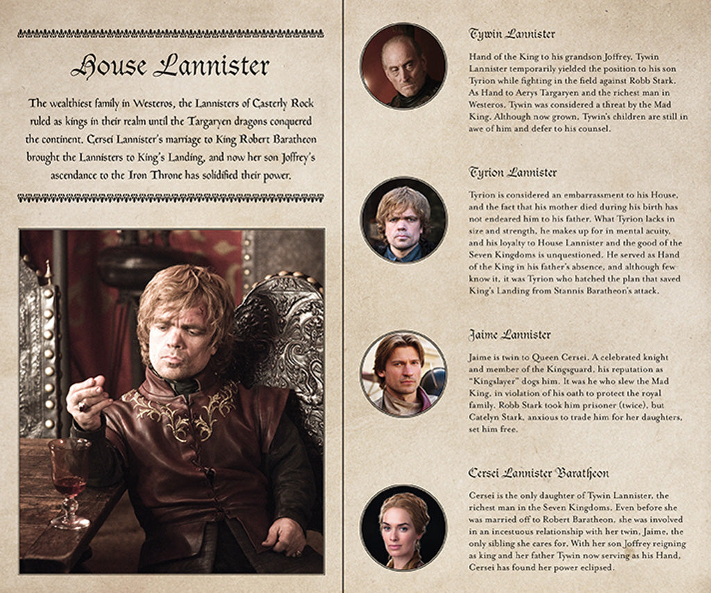 Game of Thrones: House Lannister Hardcover Ruled Journal (Large)