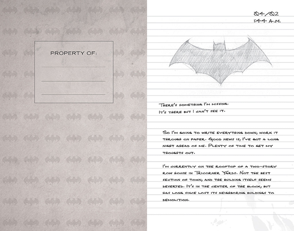 Batman Hardcover Ruled Journal