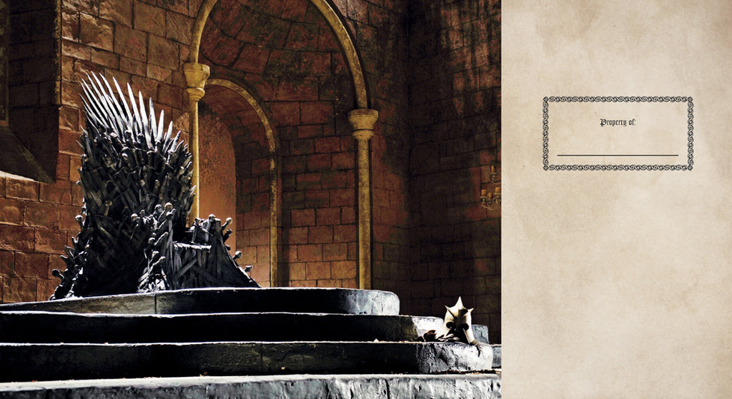 Game of Thrones: Iron Throne Hardcover Ruled Journal