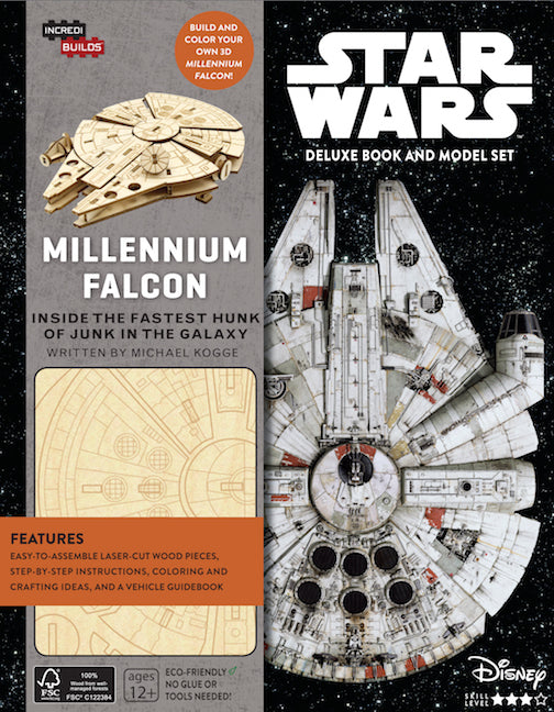IncrediBuilds: Star Wars: Millennium Falcon Deluxe Book and Model Set