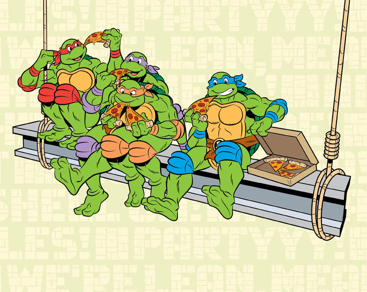 Teenage Mutant Ninja Turtles Retro Hardcover Ruled Journal
