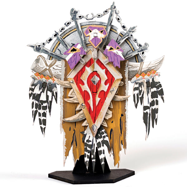 Incredibuilds: World of Warcraft: Horde 3D Wood Model and Poster