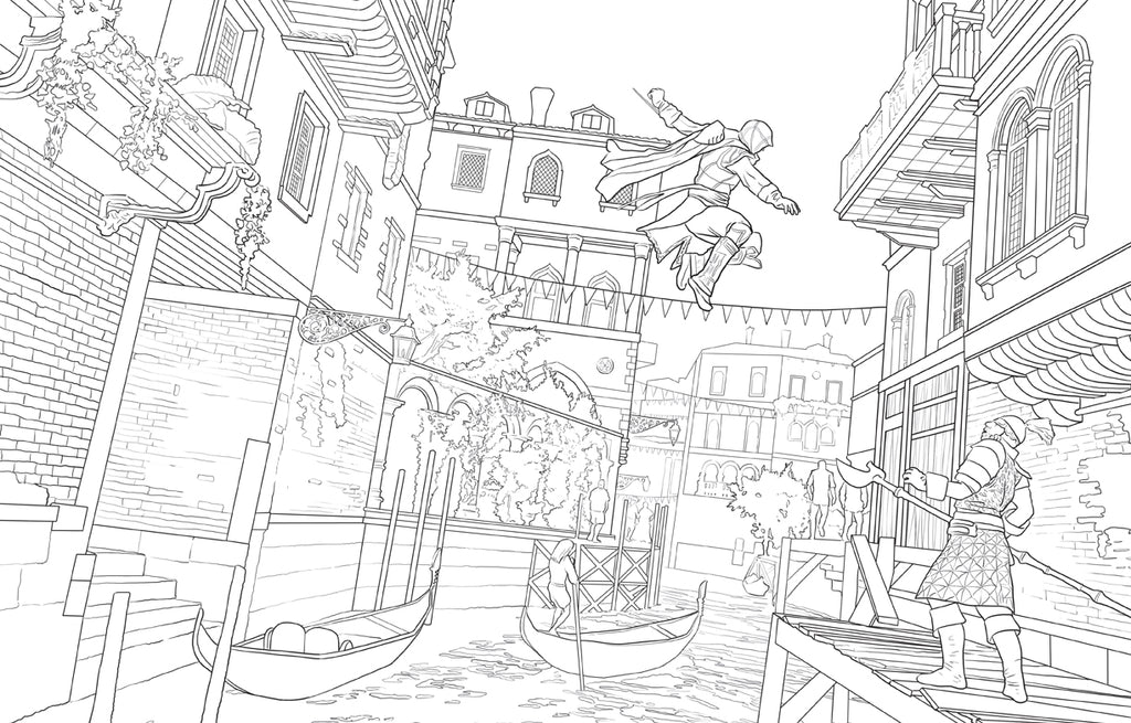 Assassin's Creed: The Official Coloring Book