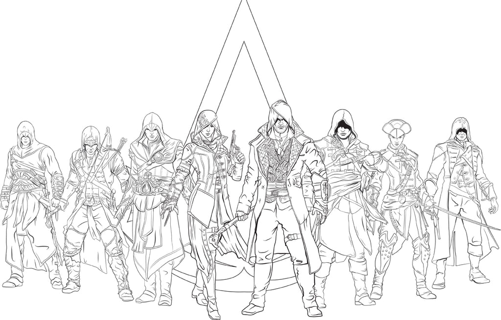 Assassin's Creed: The Official Coloring Book