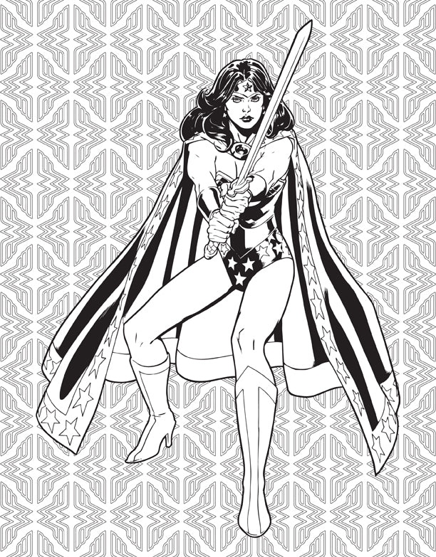 DC Comics: Wonder Woman Coloring Book