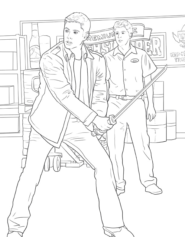 The Official Supernatural Coloring Book