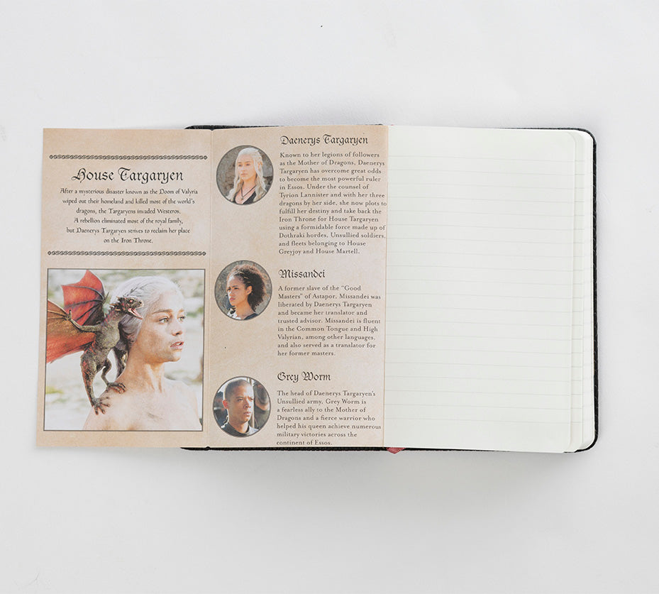 Game of Thrones: House Targaryen Ruled Pocket Journal