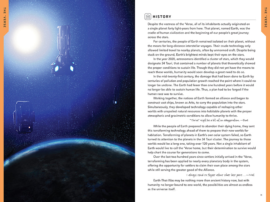 Hidden Universe Travel Guides: Firefly