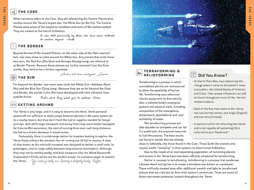 Hidden Universe Travel Guides: Firefly