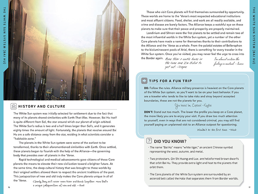 Hidden Universe Travel Guides: Firefly