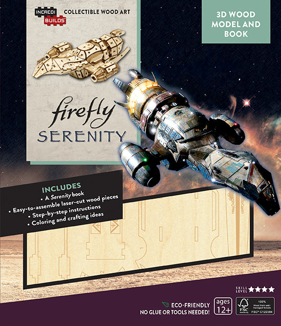IncrediBuilds: Firefly: Serenity 3D Wood Model and Book