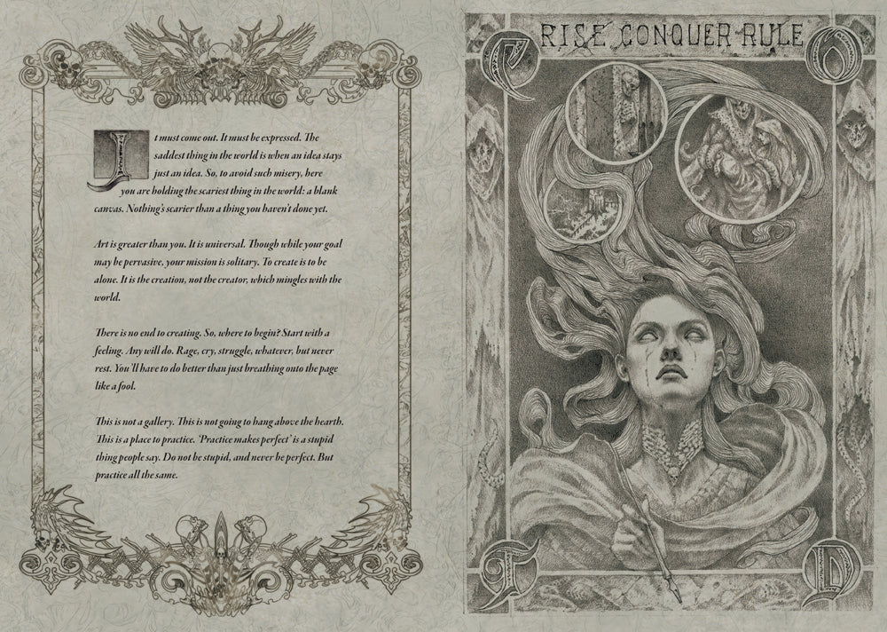 Court of the Dead Hardcover Blank Sketchbook