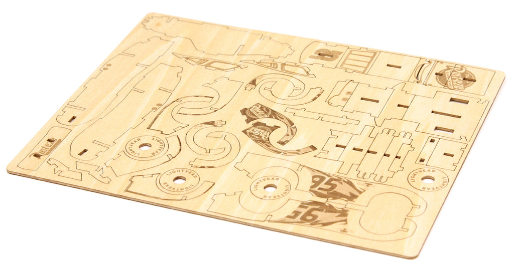 IncrediBuilds: Disney Pixar Cars 3: Lightning McQueen Book and 3D Wood Model