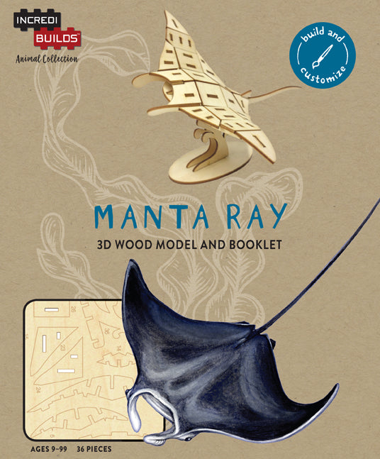 IncrediBuilds Animal Collection: Manta Ray