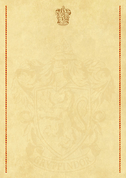 Harry Potter: Gryffindor Desktop Stationery Set (With Pen)
