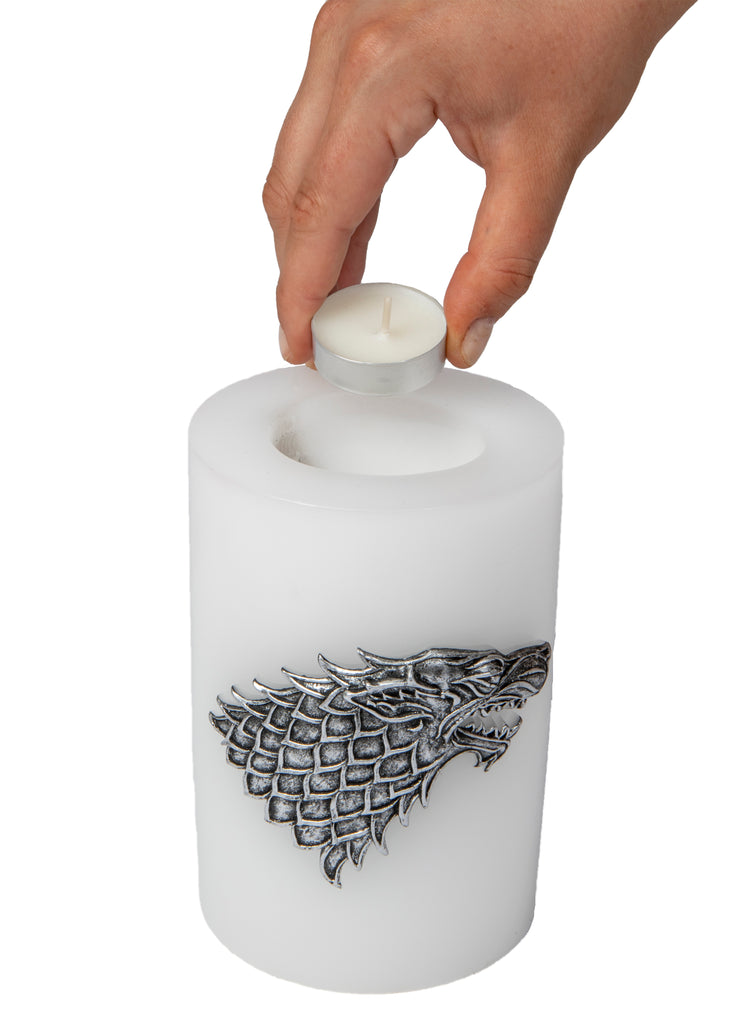 Game of Thrones: House Stark Sculpted Sigil Candle