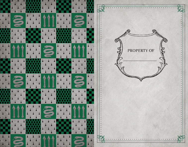 Harry Potter: Slytherin Ruled Notebook