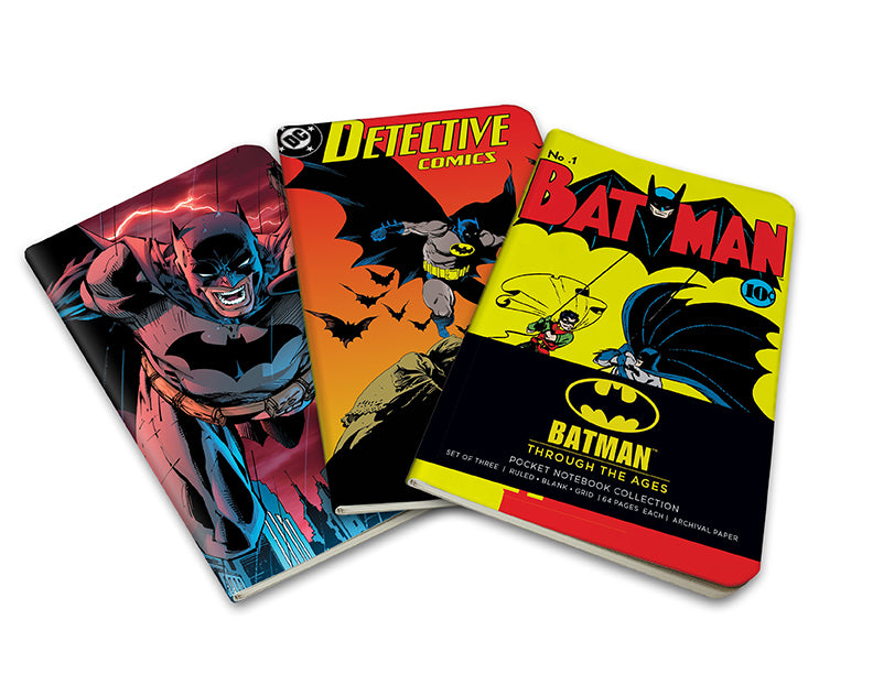 DC Comics: Batman Through the Ages Pocket Notebook Collection (Set of 3)