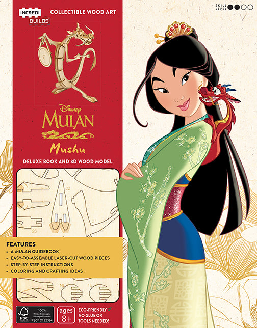 IncrediBuilds: Disney's Mulan: Mushu Deluxe Book and Model Set