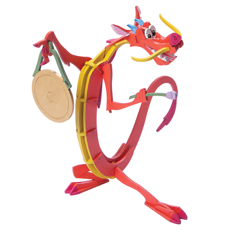 IncrediBuilds: Disney's Mulan: Mushu Deluxe Book and Model Set