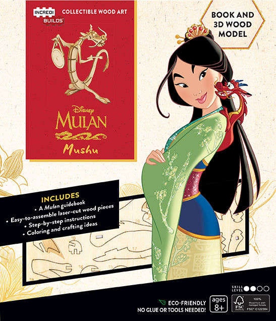IncrediBuilds: Disney’s Mulan: Mushu Book and 3D Wood Model
