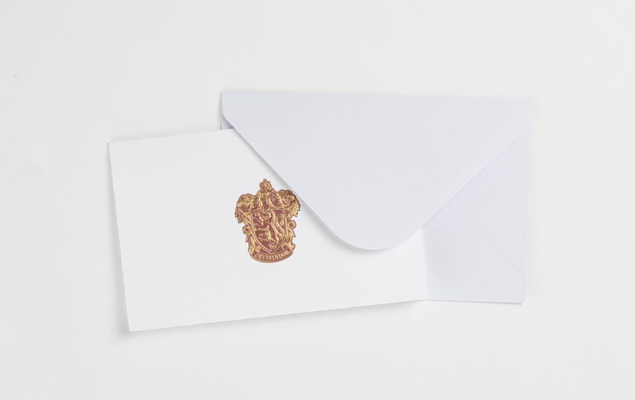 Harry Potter: Gryffindor Foil Note Cards (Set of 10)