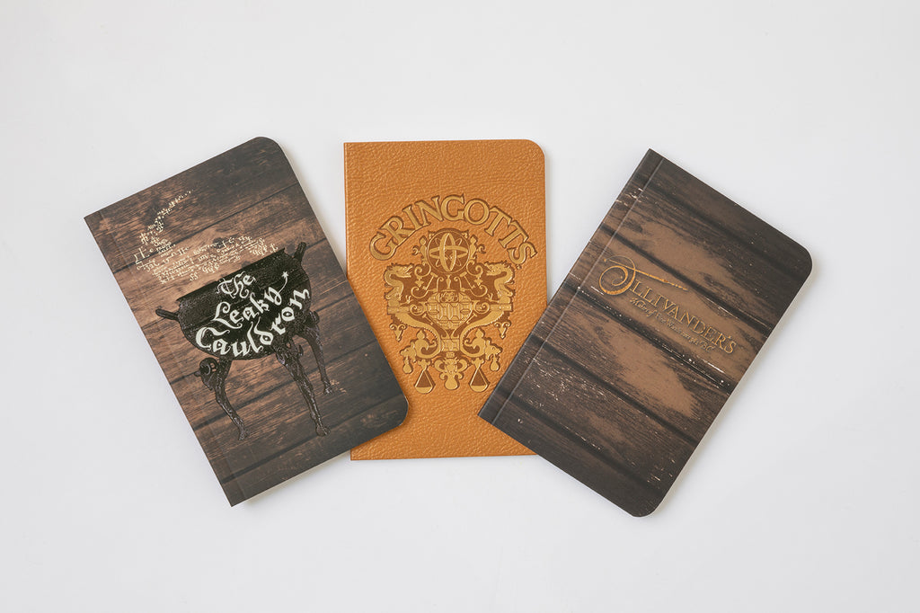 Harry Potter: Diagon Alley Pocket Notebook Collection (Set of 3)