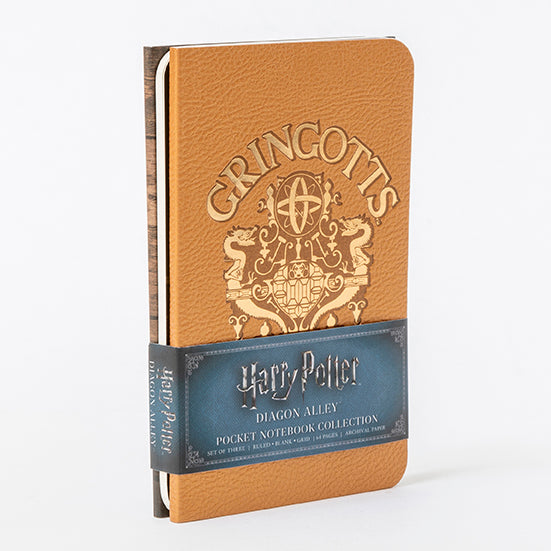 Harry Potter: Diagon Alley Pocket Notebook Collection (Set of 3)